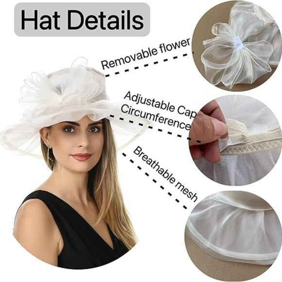 Large Derby Church Fashion Hat Bridal Tea Party Wedding Horse Statement Burgundy